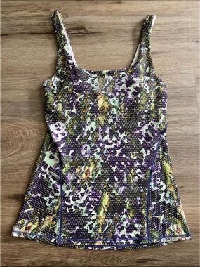 Lululemon Floral Print Scoop Neck Tank Top - Multi